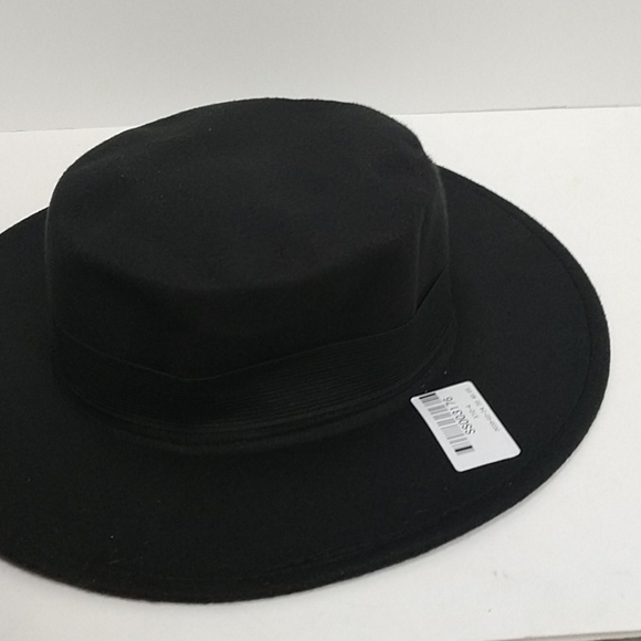 NWT Unisex Black Felt Hat - Picture 5 of 6